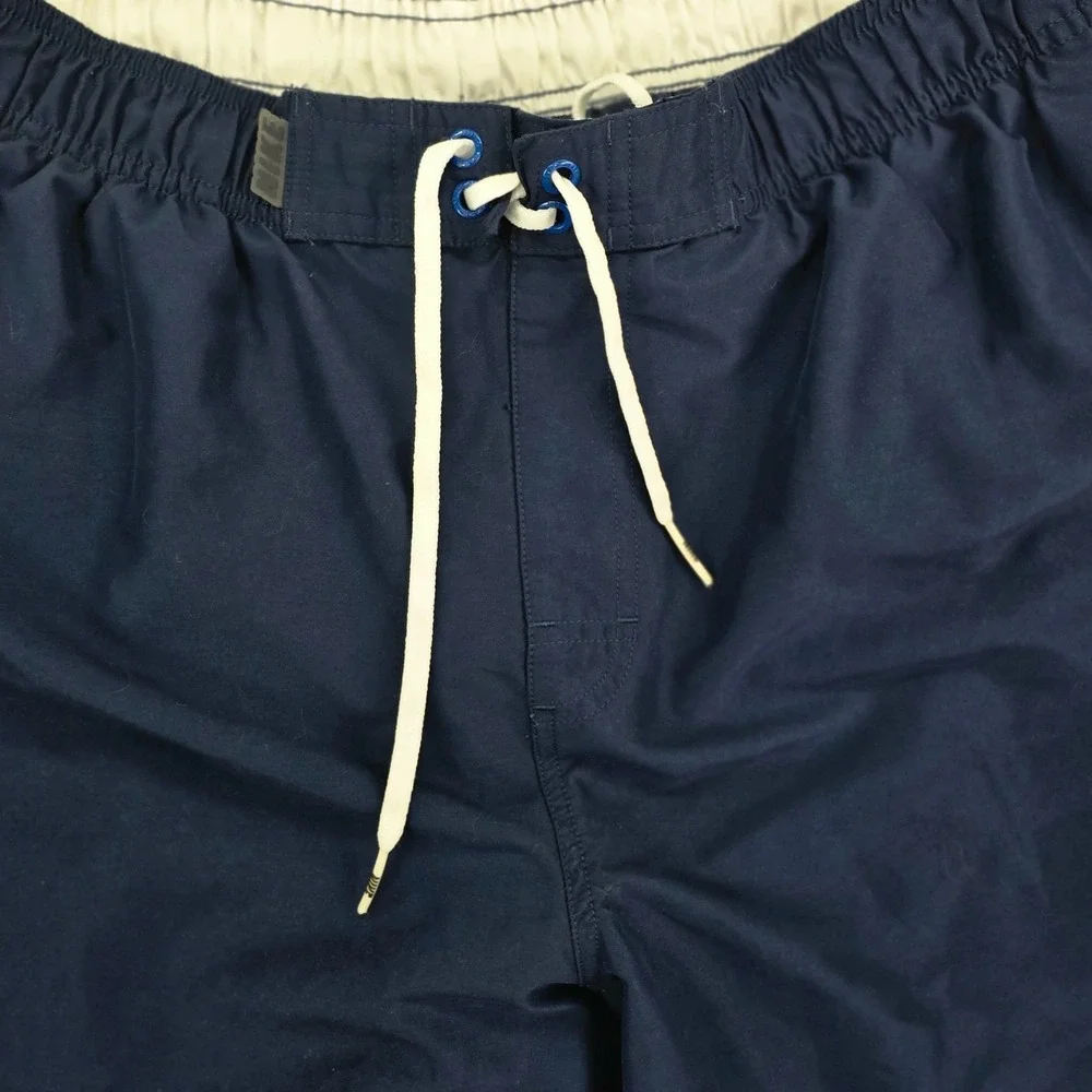 Nike Swim Trunks Board Shorts Mens XL Navy Blue Logo Mesh Lined 10in Retro Y2K